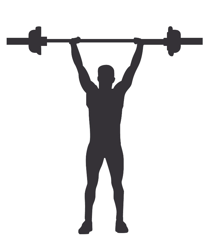 a graphic of a person excersizing. 